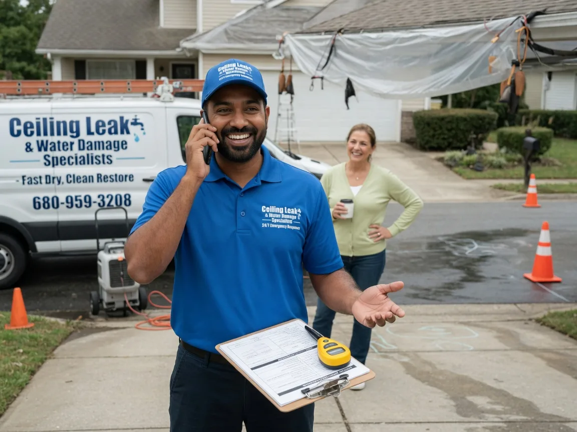 Ceiling Leak Cleanup Notasulga, AL FAQs